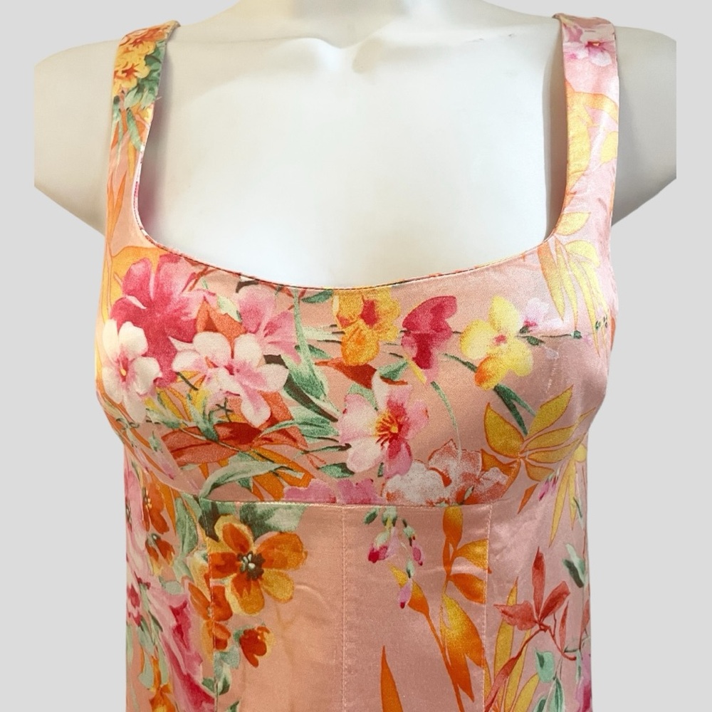 DOLCE & GABBANA D&G BUSTIER FLORAL DRESS SIZE 38 - Picture 9 of 16